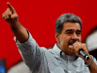 venezuelan president nicolas maduro delivers a speech during a rally to celebrate the results of last month s presidential election in caracas venezuela august 28 2024 photo reuters