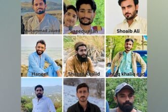 9 Baloch citizens forcibly abducted by Pakistani authorities in the latest act of atrocities against the community