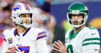 Buffalo Bills defeat New York Jets 23-20 in flag-filled game