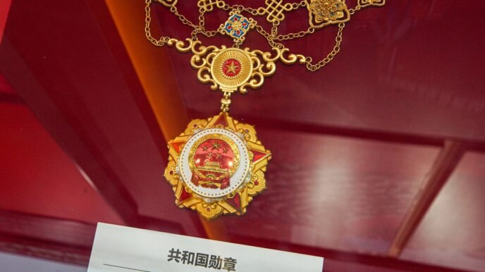 Medals of the Republic. Photo: VCG
