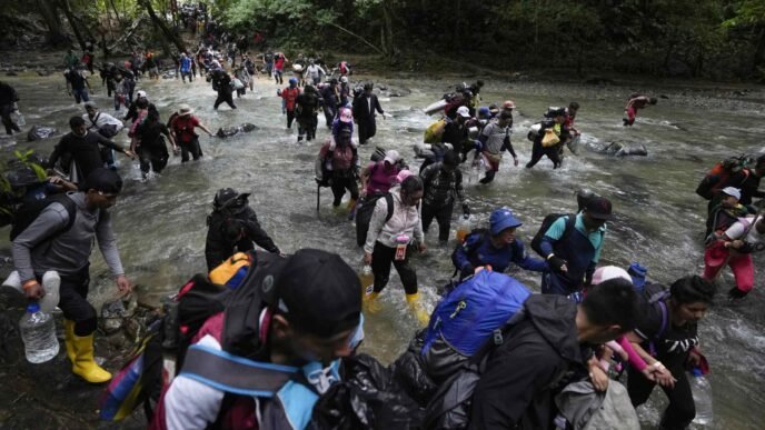 Chinese migrant crossings through Darien Gap plunge after crackdown