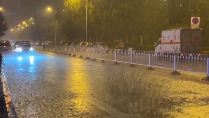 Torrential rain in Northeast China