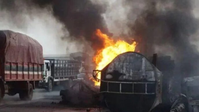 Fuel tanker blast in Nigeria; almost 100 dead