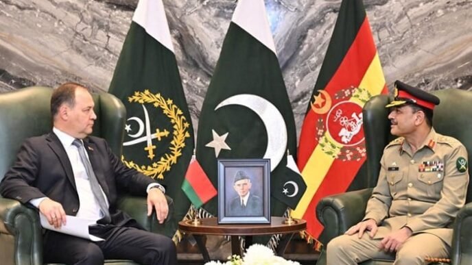 Gen Munir expresses desire to further cement Pak-Belarus military partnership