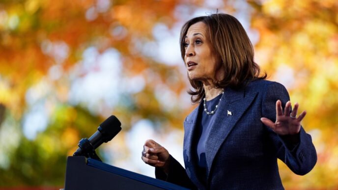 Harris says Trump ‘demeans the office’ of the president after he calls her a ‘s---’ vice president