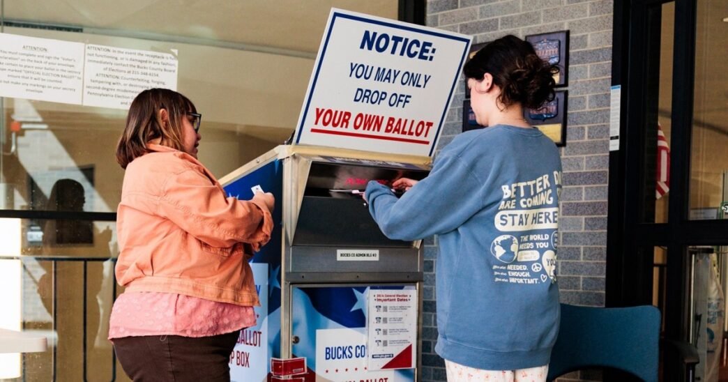 Historic number of early voters head to polls in battleground states