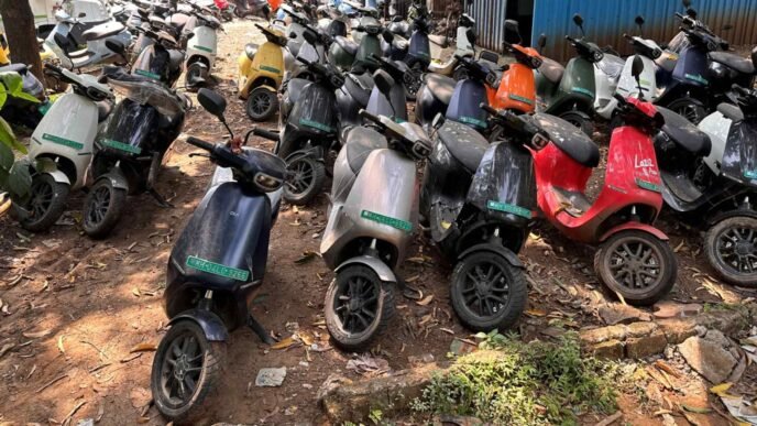 Indian e-scooter maker Ola shares slide after flood of complaints