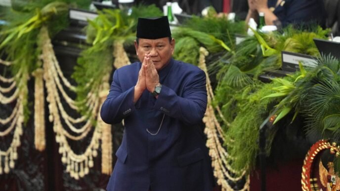 Indonesia swears in Prabowo Subianto as the country’s eighth president