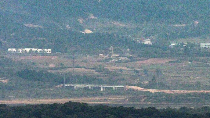 North Korea blows up parts of inter-Korean road on its side of border, South says