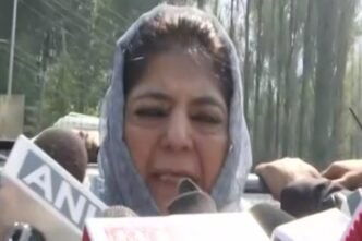 "People of J-K have been facing a difficult time since August 2019," says PDP chief Mehbooba Mufti