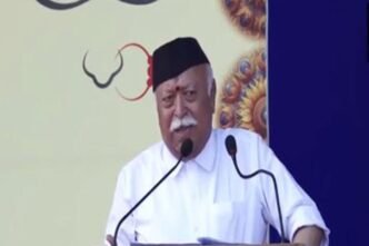 RSS chief emphasises social harmony, mutual goodwill among different sections of society in Vijayadashmi speech