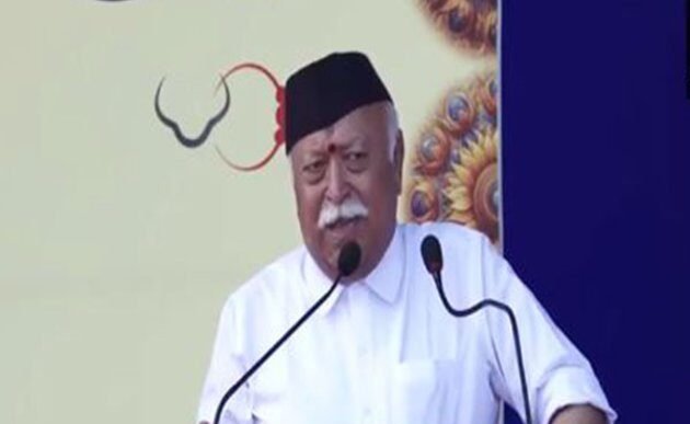 RSS chief emphasises social harmony, mutual goodwill among different sections of society in Vijayadashmi speech