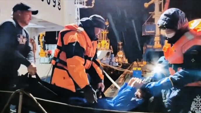 Russian man rescued after 67 days adrift in stormy Sea of Okhotsk