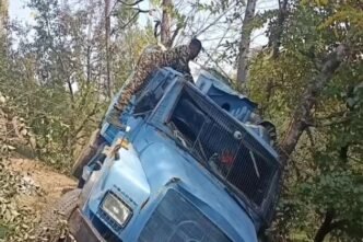 Several CRPF Jawans injured in road accident in Jammu and Kashmir