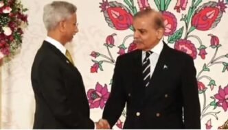 Shehbaz, Jaishankar shake hands at dinner for SCO leaders