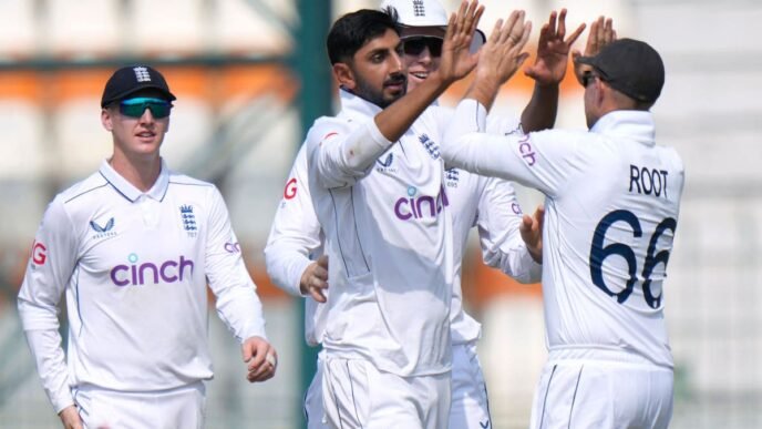 Shoaib Bashir gives England hope with three quick wickets in Multan