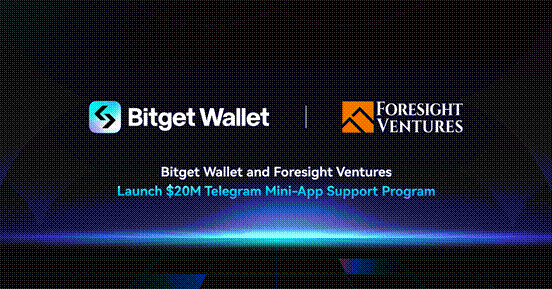 Bitget Wallet Launches $20M Telegram Mini-App Support Program with Foresight Ventures