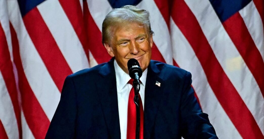 Trump trades fiery rhetoric and calls for unity in victory speech