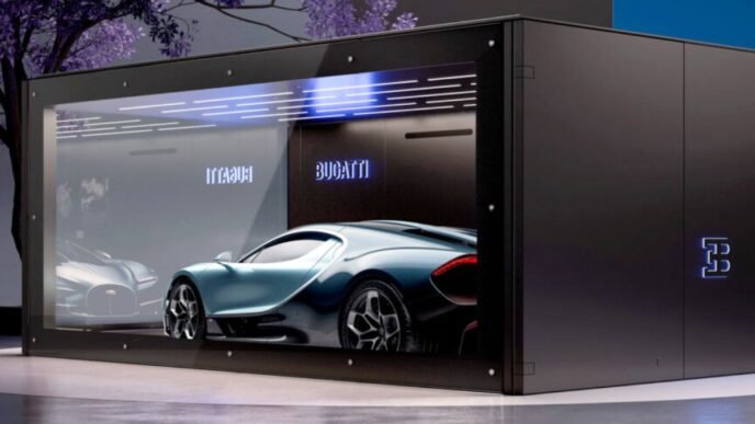 Bugatti introduces modern garages for hypercar owners