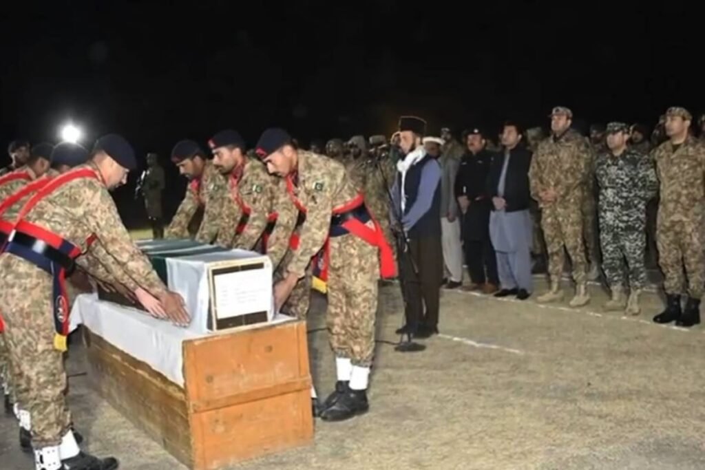 Funeral prayer of Major Awais Shaheed offered