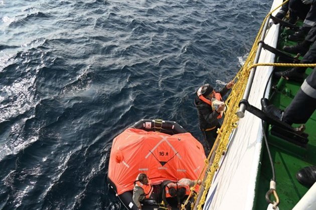 Indian Coast Guard, Pak Maritime Security Agency rescue 9 seafarers after ship sinks