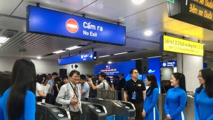 Songs and selfies ring in Ho Chi Minh City's $1.7bn inaugural metro line