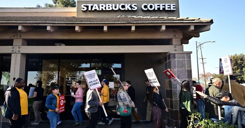 Starbucks barista strike expands to more than 300 stores in 45 states