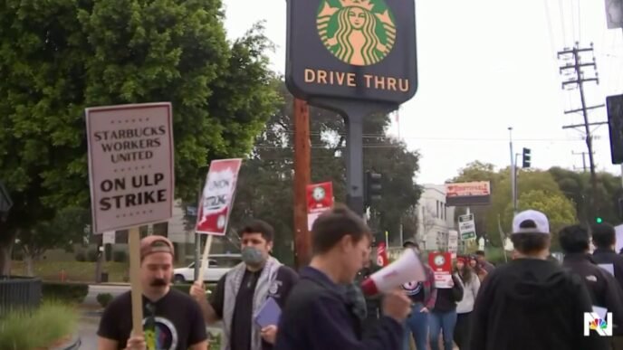 Starbucks union strike expands as workers demand pay raises