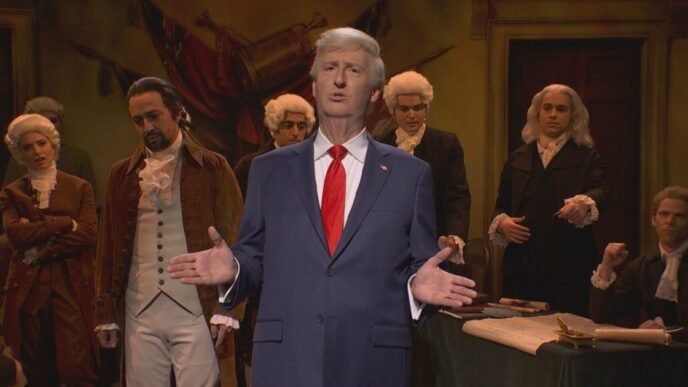 As Trump returns to office, 'SNL' wonders aloud if America has its first elected king
