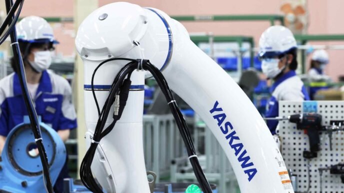 Japan earnings bellwether Yaskawa cuts forecast on Korean chip slump