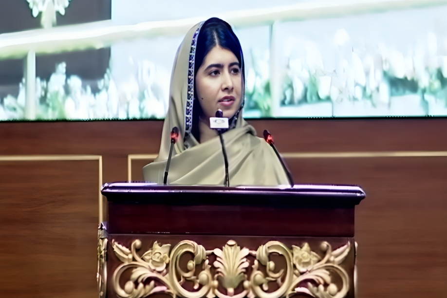 Malala Yousafzai addresses global conference on education for Muslim girls in Pakistan