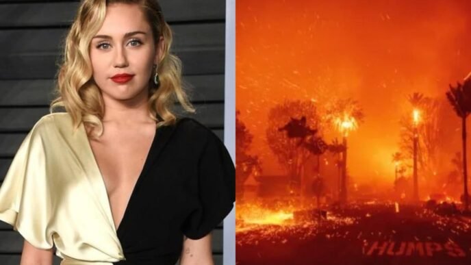 Miley Cyrus expresses grief over devastating Los Angeles wildfires