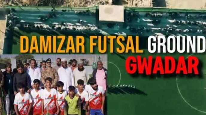 Pak Army inaugurates 'Damizer Futsal Ground' in Gwadar