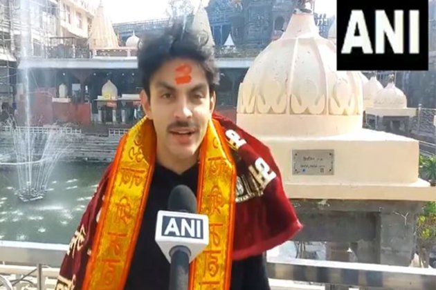 Veer Pahariya seeks blessings at Mahakaleshwar Temple ahead of 'Skyforce' release