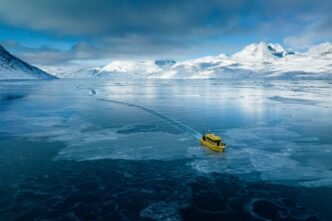 Arctic sea ice hits record low for its usual peak growth period