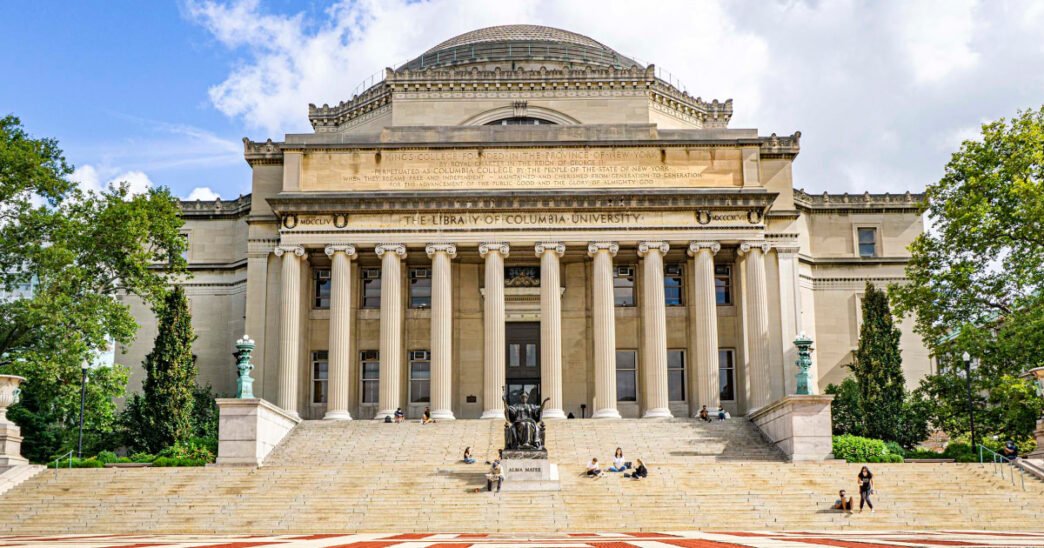 Columbia University's interim president steps down