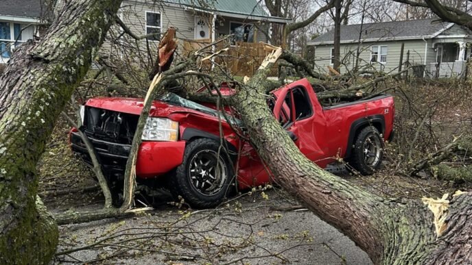 Deadly storm triggers alert for millions and leaves thousands without power across the Midwest