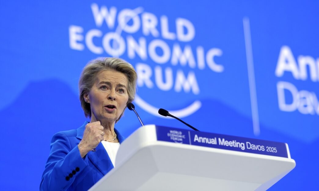 European Commission President Ursula von der Leyen at the World Economic Forum (WEF). Photo: VCG