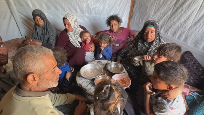 A day in the life of a Gaza family as war resumes