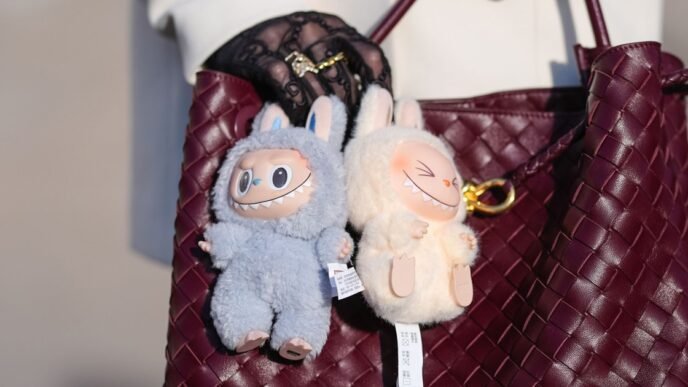 A toothy little monster called Labubu is the latest fashion craze