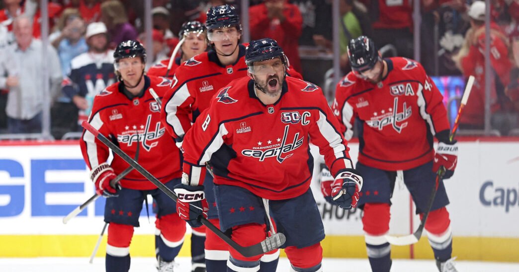 Alexander Ovechkin ties Wayne Gretzky for most goals in NHL history