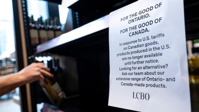 America's struggling wine industry is getting crushed by global tariffs and Canada's retaliation to them