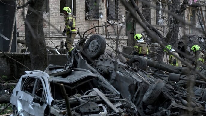 At least nine killed in Russian attack on Kyiv