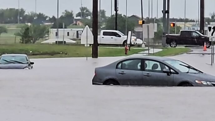 At least one dead in Oklahoma flooding as millions in region face severe weather risks