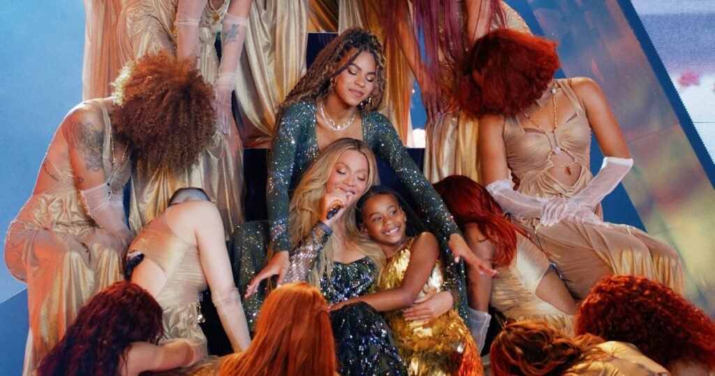Beyoncé kicks off Cowboy Carter Tour with daughters Blue Ivy and Rumi