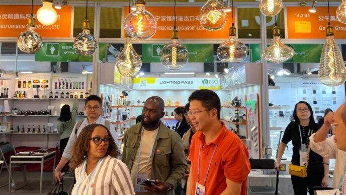 Canton Fair, China's biggest trade fest, draws crowds of non-U.S. buyers