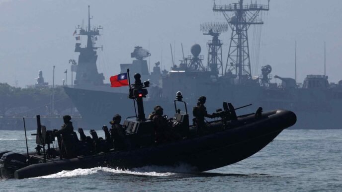 China turning Taiwan drills into invasion 'not possible': KMT ex-navy chief