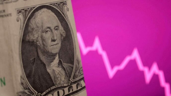 Dollar hits 3-year low as loss of trust spreads to U.S. allies