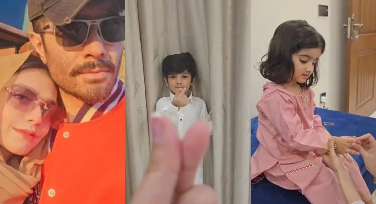 Feroze Khan’s wife bonds with his kids in heartwarming video