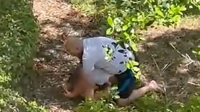 Florida man caught on camera pinning down 11-year-old girl he thought was egging his home